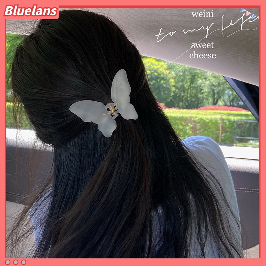 Kẹp Tóc Hình Bướm Răng Chéo Thanh Lịch Thời Trang