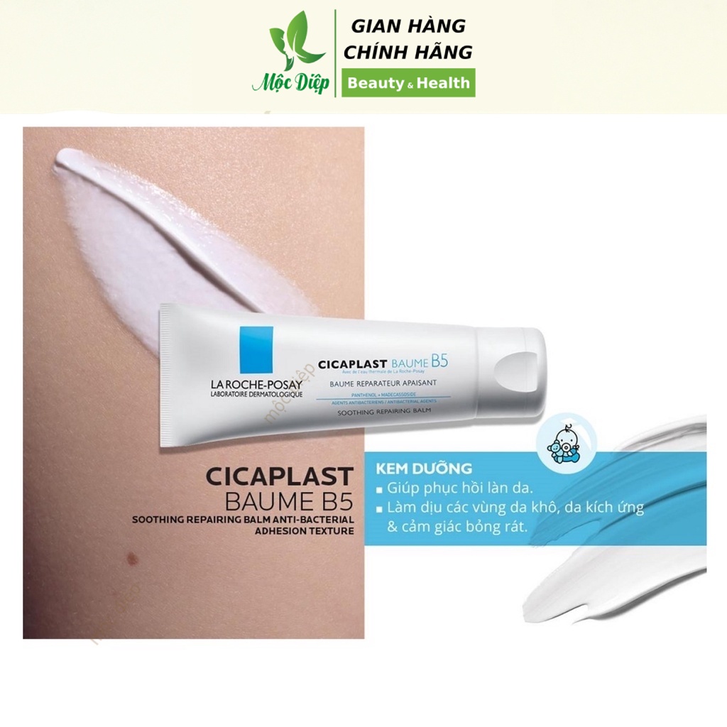 Kem b5 La Roche Posay Phục Hồi Da 40ml - Kem dưỡng ẩm da b5 mờ thâm, giảm mụn - Mộc Diệp