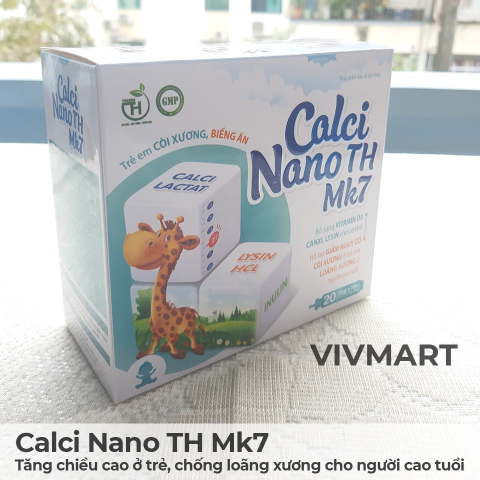 [GIÁ SỈ] CALCI NANO TH MK7- tăng chiều cao, Giảm còi xương ở trẻ, Giảm loãng xương người cao tuổi