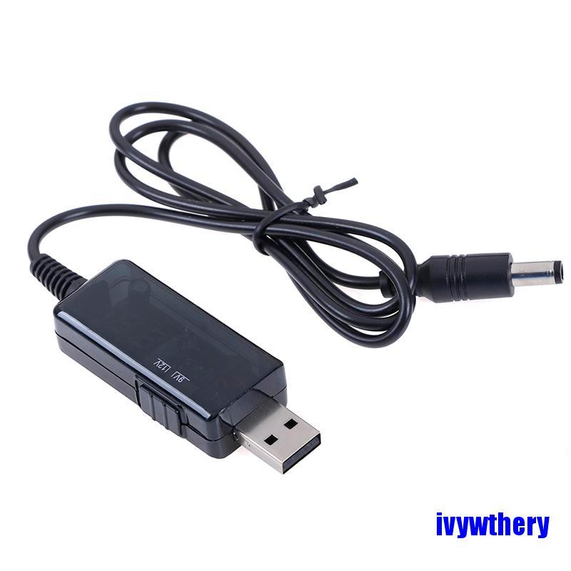 Dây Cáp Tăng Áp Usb 5v Lên Lên 9v 12v 1a