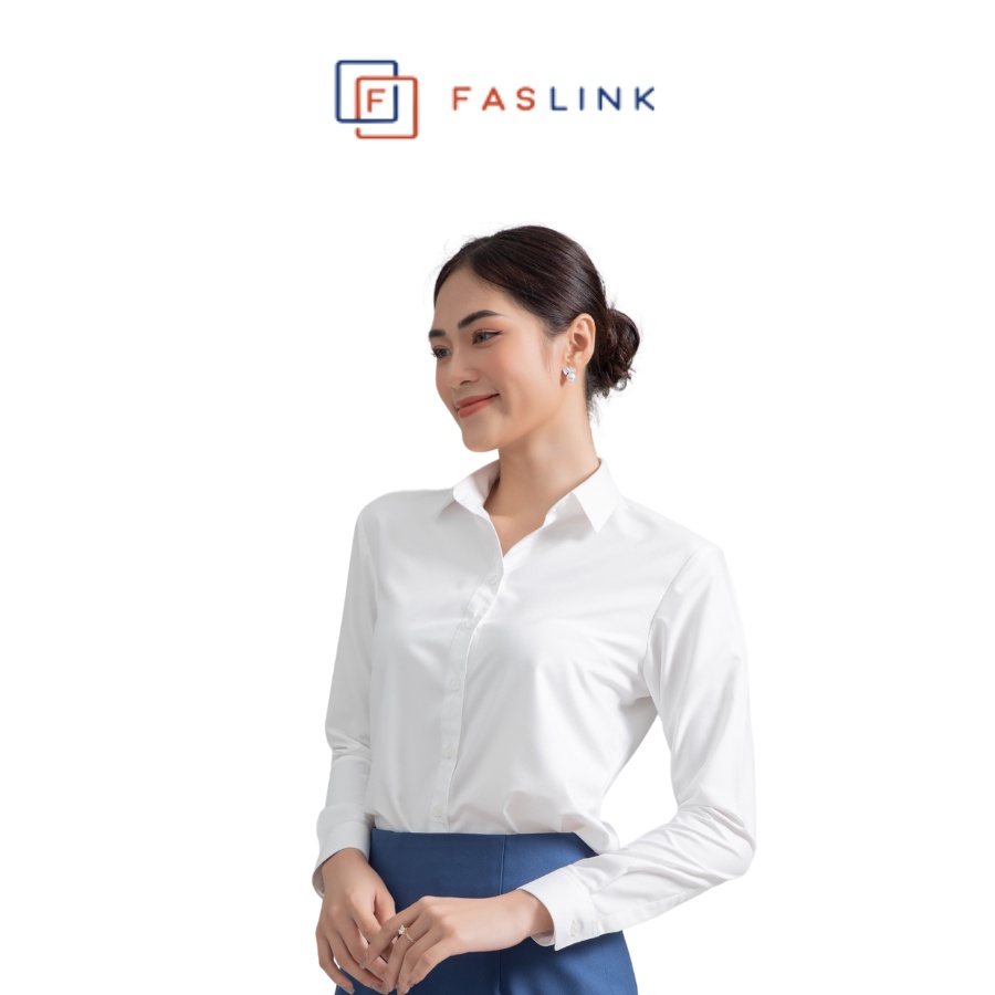 Áo Sơ Mi Nữ Basic vải modal siêu mát - Faslink