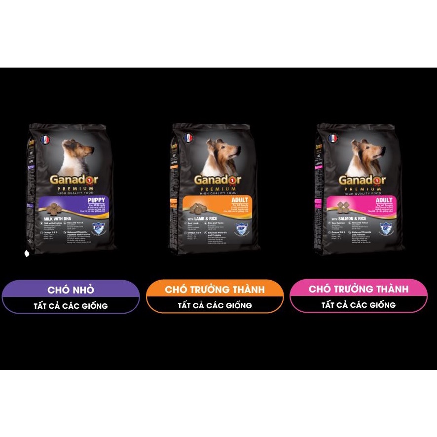 THỨC ĂN CHO CHÓ GANADOR 3KG