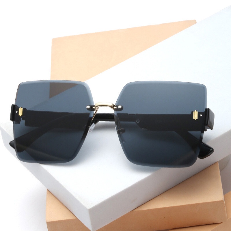 Kính Chống Nắng PTQ Không Viền Họa Tiết Chữ D Phong Cách Thời Trang 2022