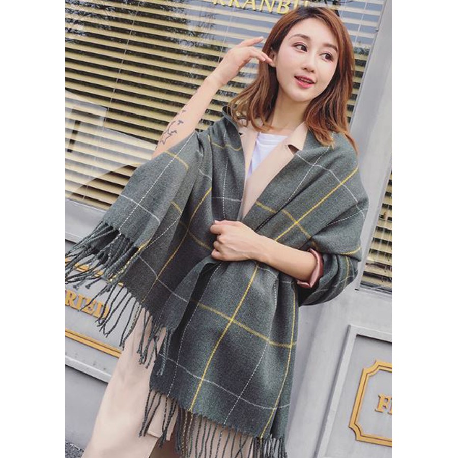 Khăn len Cashmere cao cấp xu hướng cho mùa thu đông 2019