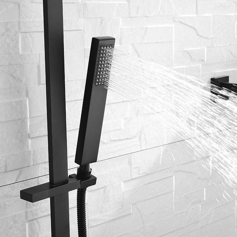 Vòi Hoa Sen Cầm Tay Màu Đen Chất Lượng Cao