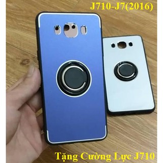 ốp mặt lưng nhôm viền mềm kèm iring đẹp lung linh CHO J710-J7(2016)+CL