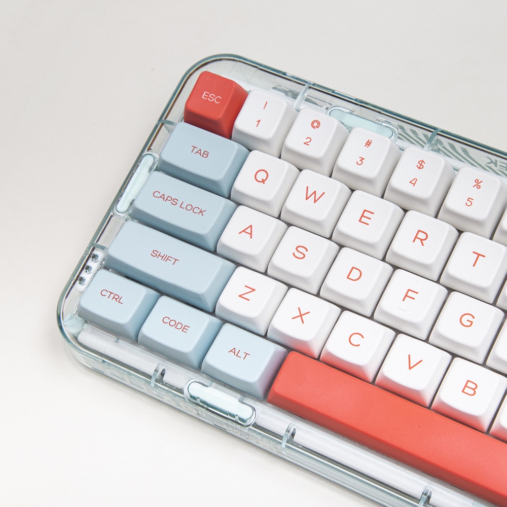135 Phím Salmon Keycap MDA Cấu hình PBT Dye Sub Bàn phím cơ học Keycap