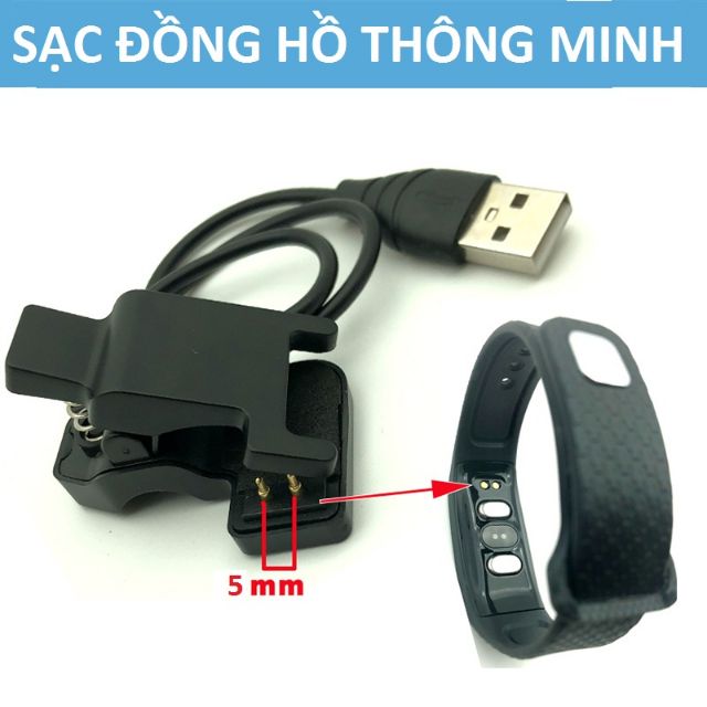 Sạc Mi Band 4 Không Cần Tháo Dây Đeo