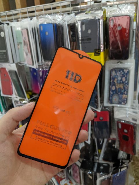 Kính cường lực 11D cho Samsung A70 full màn full keo ôm màn 2.5D chất đẹp