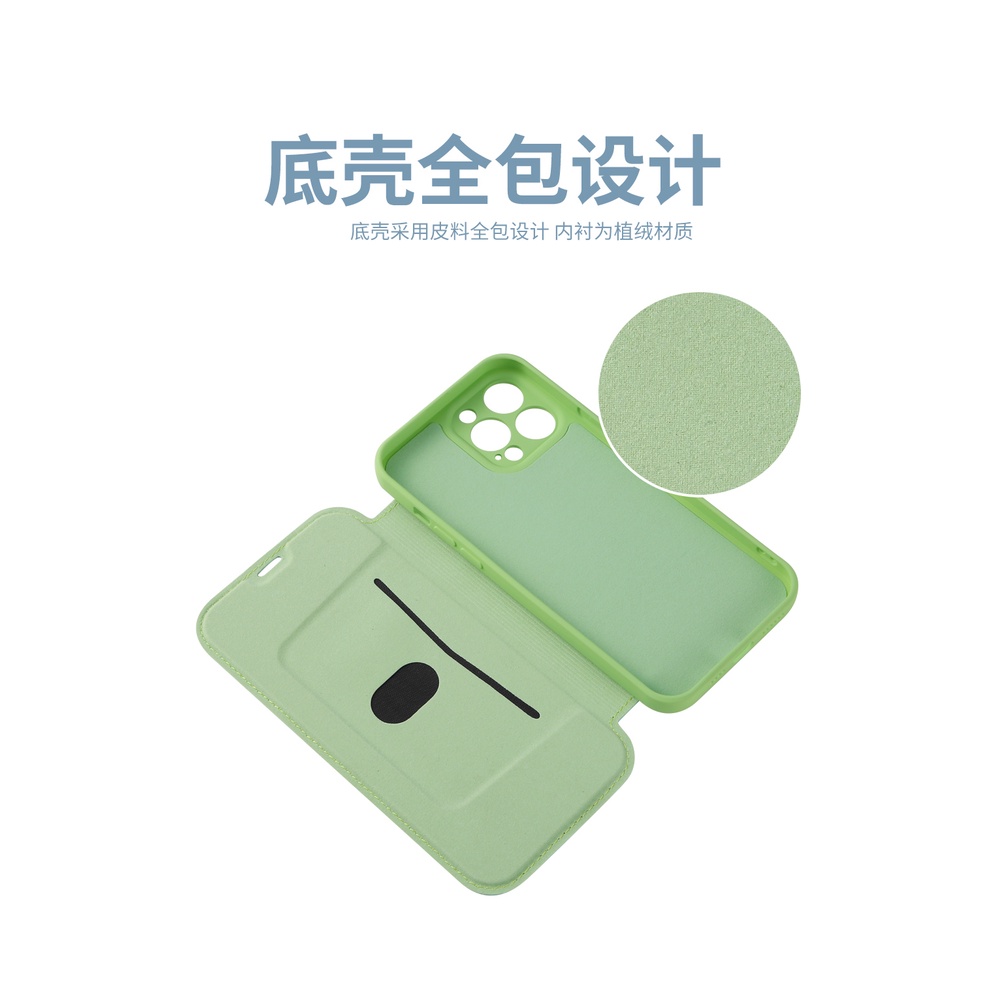 Ốp Điện Thoại Silicon Da Nắp Lật Có Ngăn Đựng Thẻ Chống Sốc Cho iphone 11 12 13 pro/promax XS X XR XSMAX 7 8 PLUS