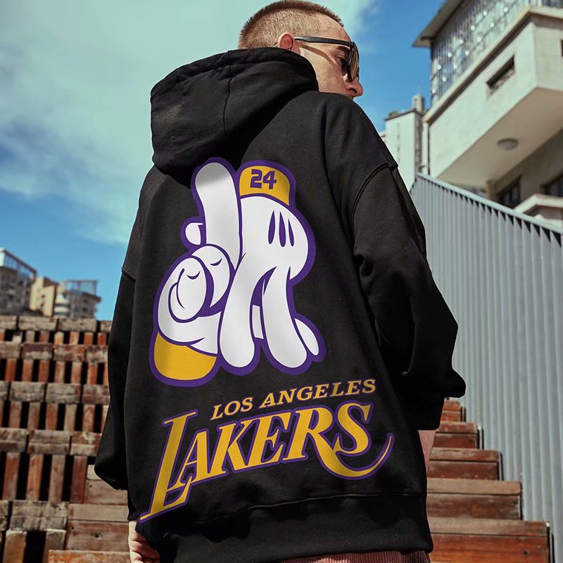 Áo Hoodie Dáng Rộng Cỡ Lớn Thời Trang Thu Đông Cho Nam M-8Xl T 2021 Kobe 24