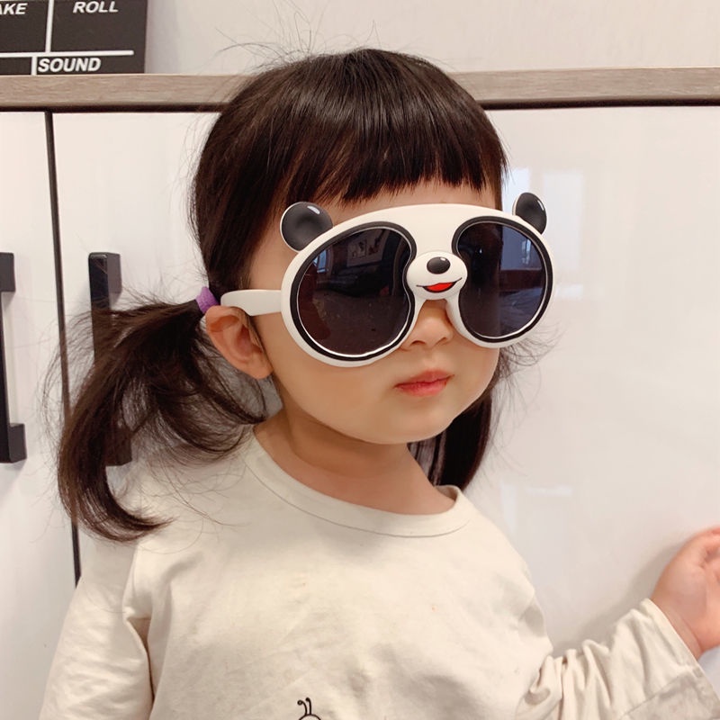 Kính Mát Phân Cực UV Hình Gấu Trúc Dễ Thương Cho Bé