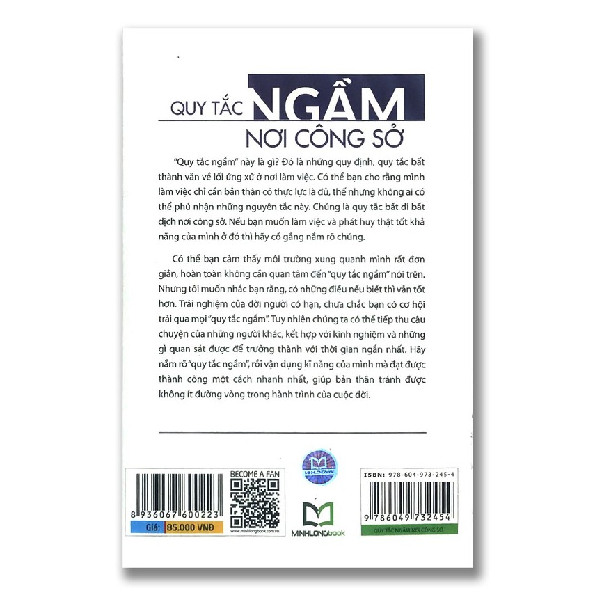 Sách Quy tắc ngầm nơi công sở - Những điều người mới chốn văn phòng cần biết