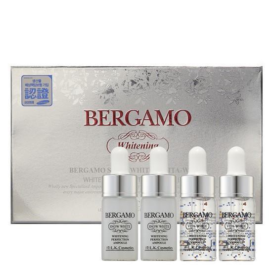 [Chuẩn Auth] Tinh Chất Dưỡng Trắng Bergamo Snow White & Vita Whitening Perfection Ampoule 13mlx4