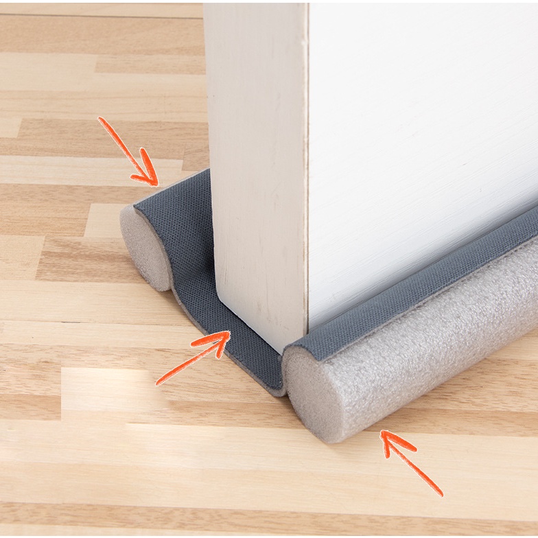 Thanh Nẹp Xốp Chặn Khe Cửa Chống Ồn, Chống Thoát Hơi Máy Lạnh, Chống Bụi, Ngăn Côn Trùng, Chống Kẹt Tay