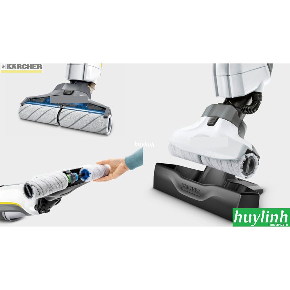 [Mã ELHAMS5 giảm 6% đơn 300K] Máy lau sàn hút bụi Karcher FC5 Premium - Hút tóc - Tặng kèm 2 con lăn trị giá 490.000