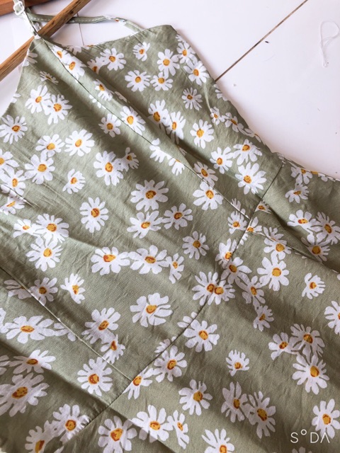 Váy 2 dây cúc họa mi | BigBuy360 - bigbuy360.vn