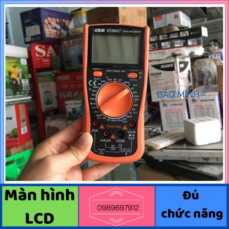 Đồng hồ vạn năng điện tử VICTOR VC890C+