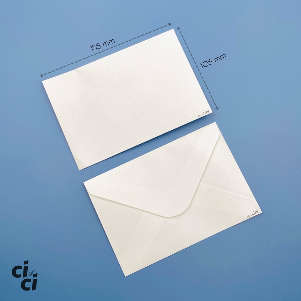 Set 10 Bao Thư Giấy Kraft Cổ Điển Phong Cách Châu Âu 155 x 105 mm