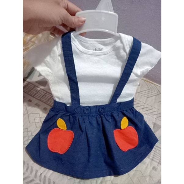 set váy yếm bé gái