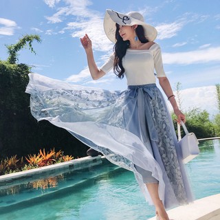 Chân váy lưới ren vd0014