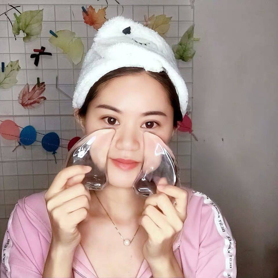 [CÓ ĐÈN NHIỆT] ✨THANH MASSAGE RỬA MẶT ÁNH SÁNG XANH ĐỎ TRỊ MỤN CHỐNG LÃO HOÁ✨