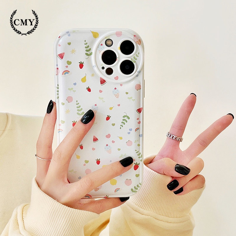 ốp iphone trái cây TPu Silicone Case Điện thoại iPhone 11 Pro Max X Xr Xs 7 8 14 Plus Se 2020 12 pro max 13 mini