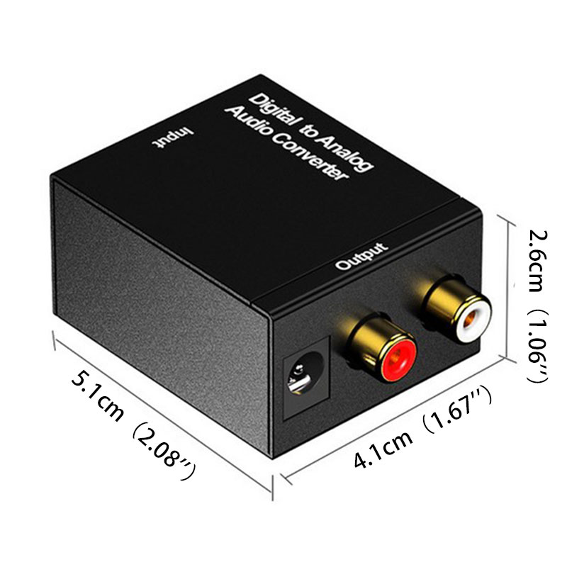 FAVN Bless Optical Coaxial Toslink Digital to Analog Audio Converter Adapter RCA 3.5mm L /R Glory