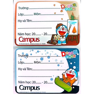 Nhãn vở Doraemon Campus ( 12 nhãn / túi )