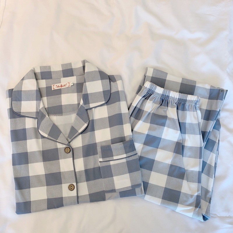 Pijama- Bộ Ngủ Nữ cotton áo dài quần dài DDCP01 | BigBuy360 - bigbuy360.vn