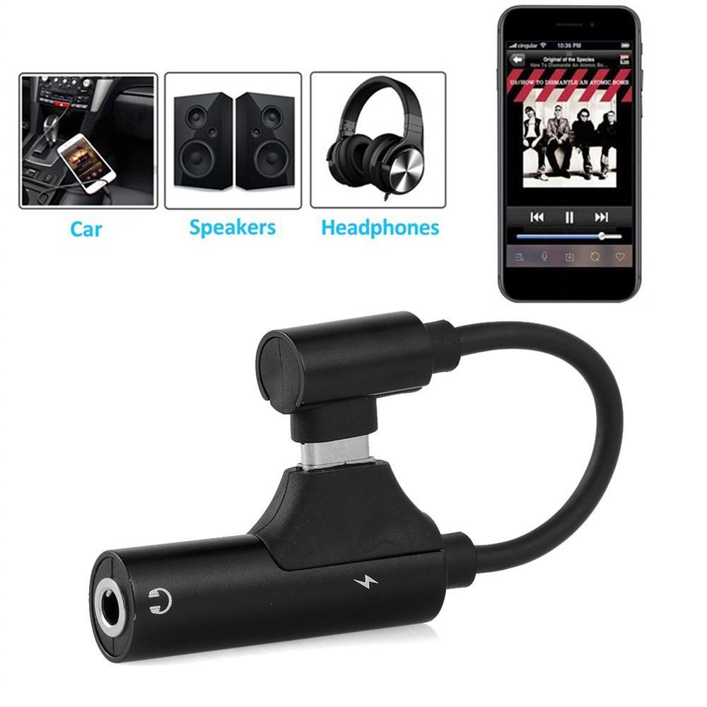 BEBETTERM Đầu Chia Cổng Type-C Sang Cổng USB 3.5mm Cho Samsung S10 S9 Huawei Mate20