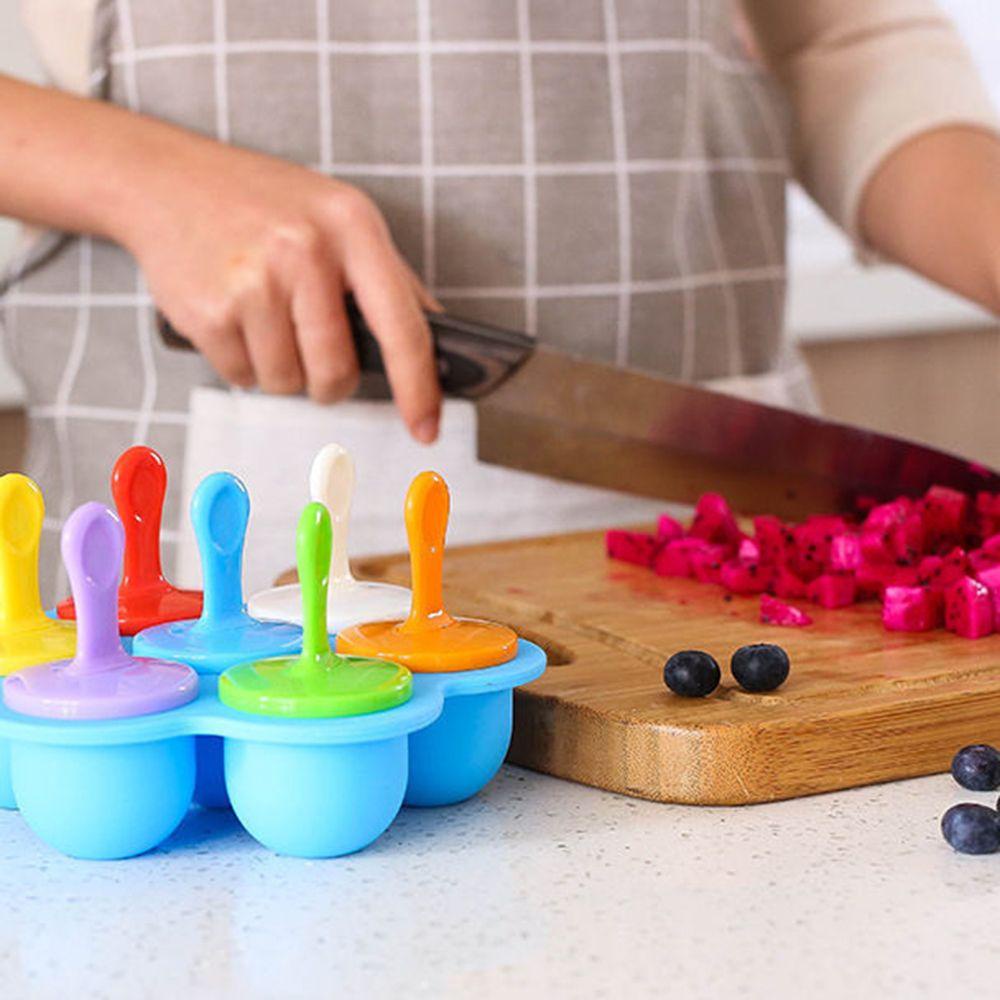 IVORY Khay Làm Đá 7 Ô Bằng Silica gel DIY