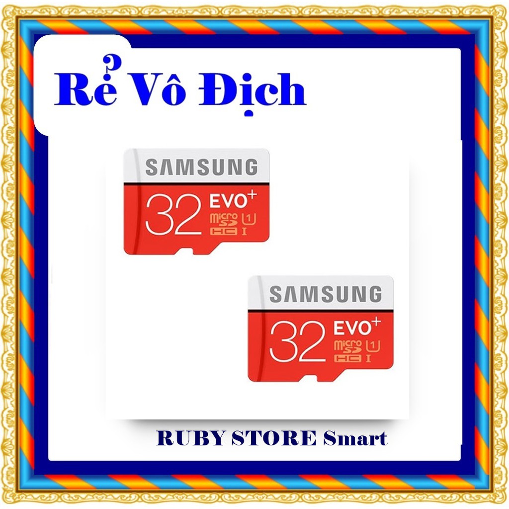 Thẻ Nhớ 32G Samsung U3 Plus Tốc độ cao Tặng Kèm Adapter | BigBuy360 - bigbuy360.vn