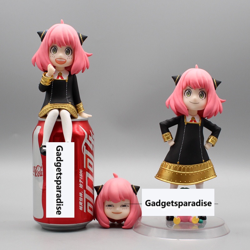 Mô Hình Nhân Vật Phim Anime Spy X Family 2 Đầu Bằng Pvc