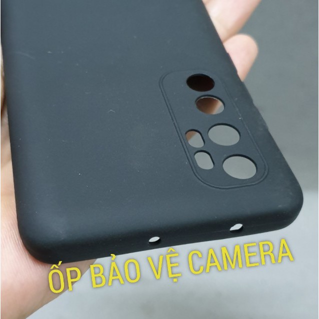 [Xiaomi Mi Note 10 Lite] Ốp lưng silicon dẻo đen bọc camera cao cấp Henyou