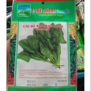 Hạt giống cải bó xôi chịu nhiệt giá 10k/ gói