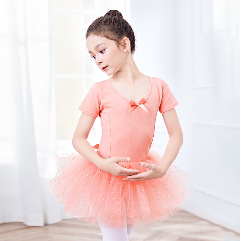 Đầm múa ba lê kiểu dáng dễ thương cho bé gái