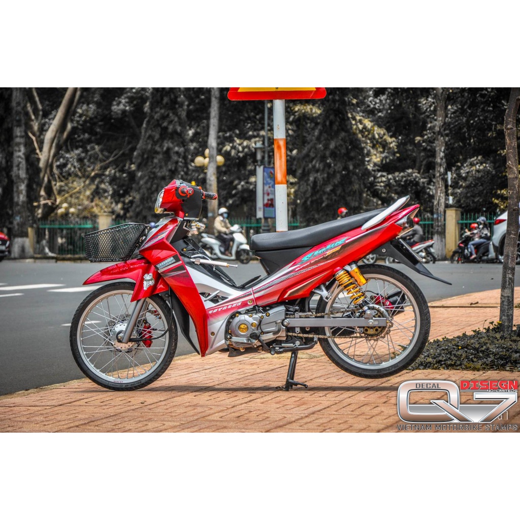 Tem Rời Sirius 110 Đỏ Bạc