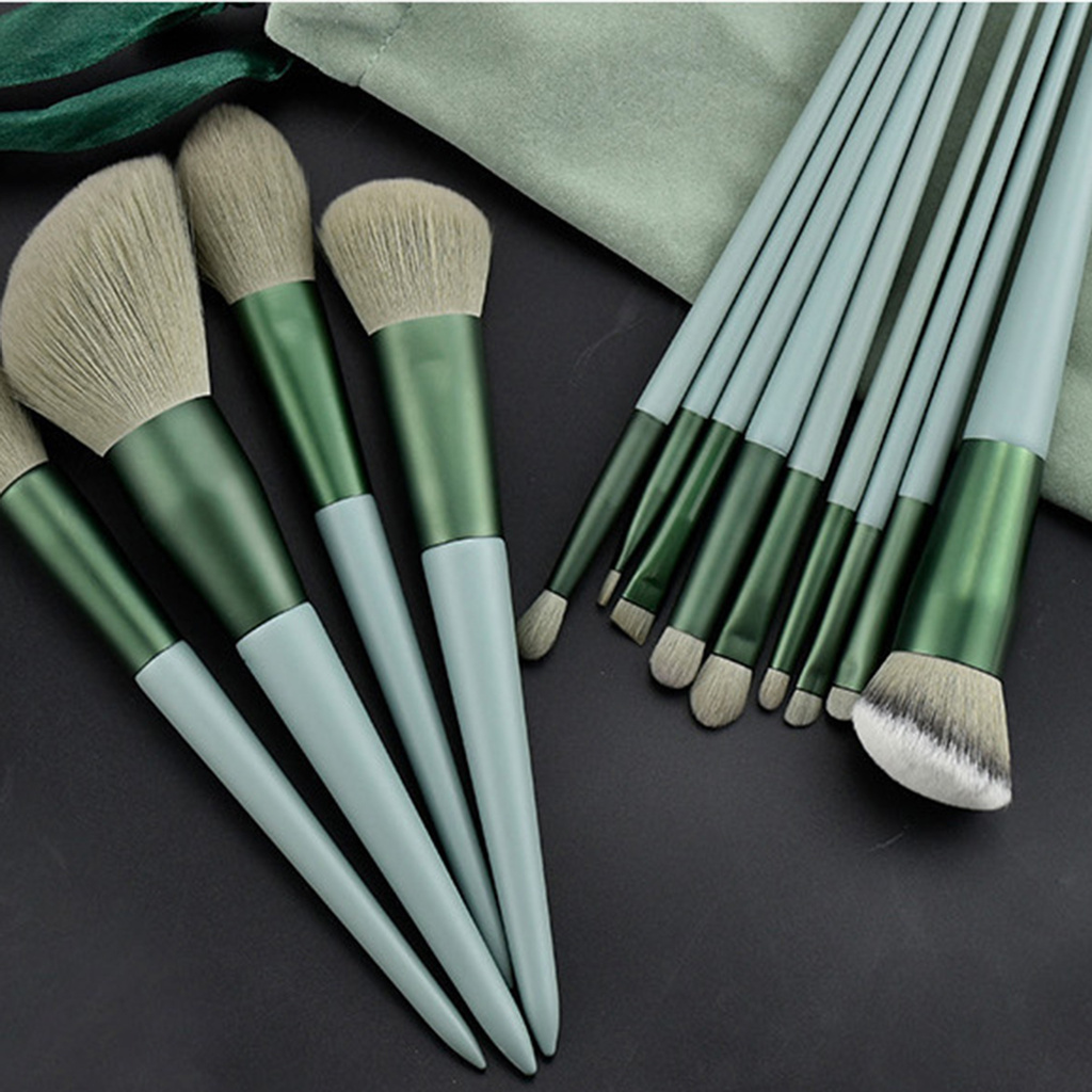 CODseller 13Pcs Contour Brush Comfortable Exquisite Stylish Makeup Brush for Beauty