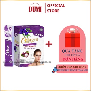 Collagen măng cụt đậu biếc zenpali chính hãng dumi store yến xào tảo xoắn cân bằng nội tiết tố nữ