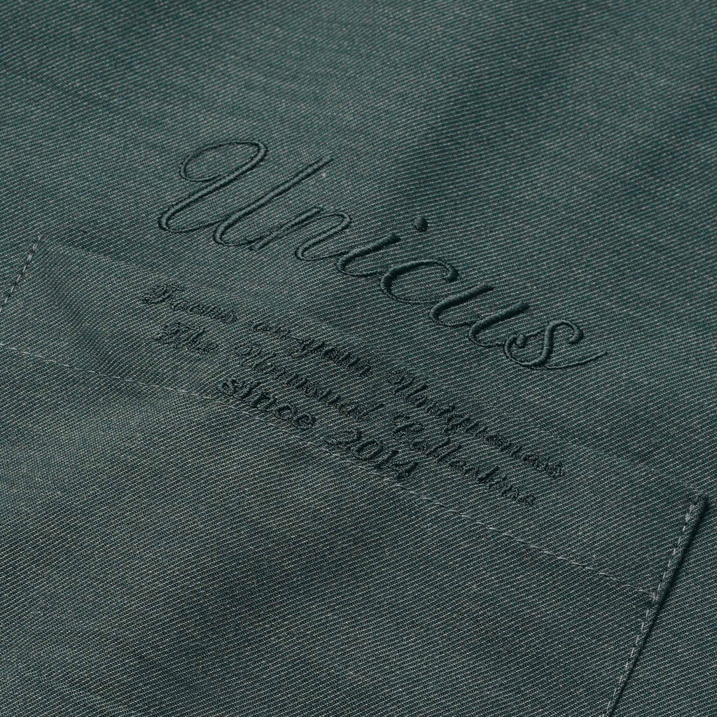 Áo Sơ Mi Dài Tay Cổ Đức Nam UNICUS Dried Sage Shirt