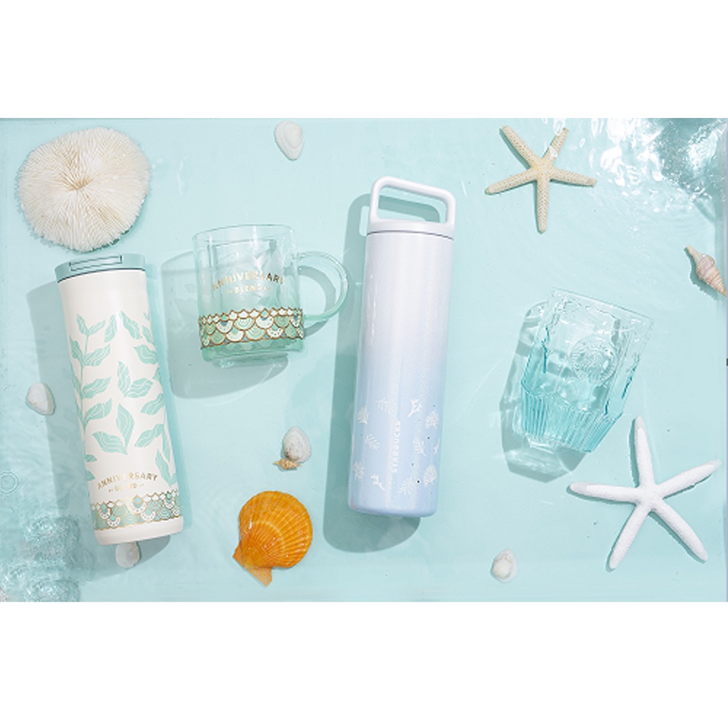 [LIFEMCMBP4 -12% đơn 250K] Ly Starbucks 14Oz (414ml) Coral Reef Mnt Blue