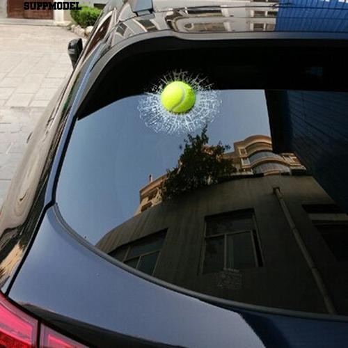 Cuộn Sticker Dán Kính Xe Hơi Hình Quả Bóng Tennis