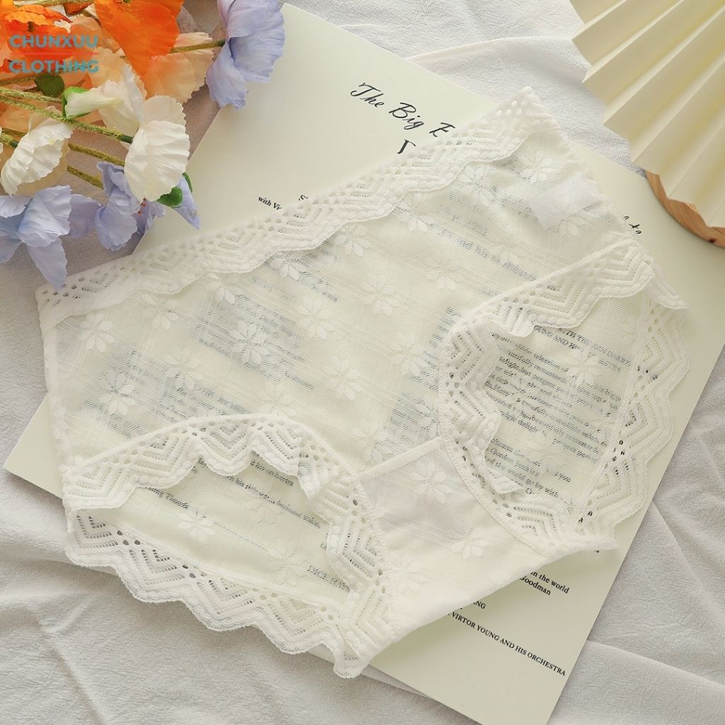 Quần lót nữ ren hoa Chunxuu cao cấp phối viền ngọt ngào - QC52