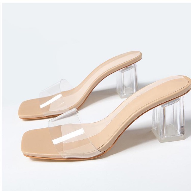 Guốc quai trong lót pha màu siêu xinh Giày dép xinh Mys