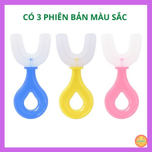 Bàn Chải Đánh Răng Silicon Trẻ Em Lông Siêu Mềm, Bót Đánh Răng Cho Bé Từ 2-6 Tuổi GADUVI