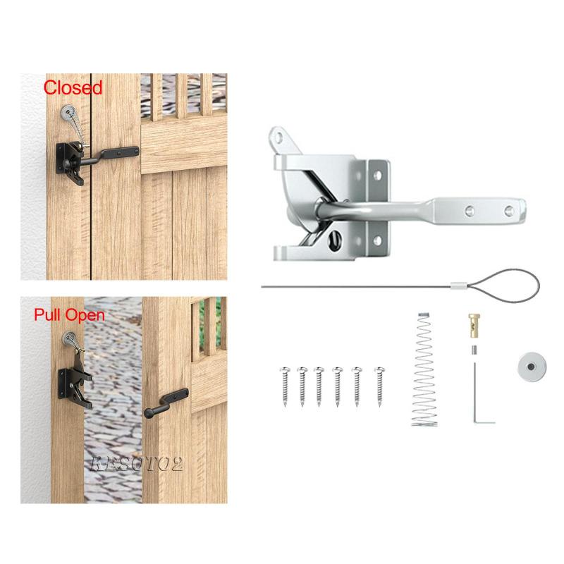 [Kesoto2] Bộ Khóa Hàng Rào Tự Khóa Cho Sân Vườn