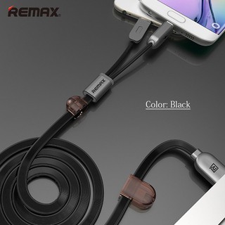 Dây cáp sạc 2 in 1 lightning và micro usb remax same time