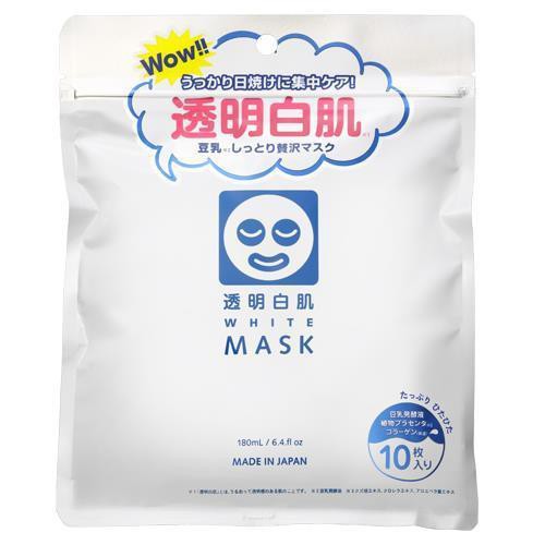 Toumei Shirohada White Mask - Mặt nạ ủ trắng da 10m