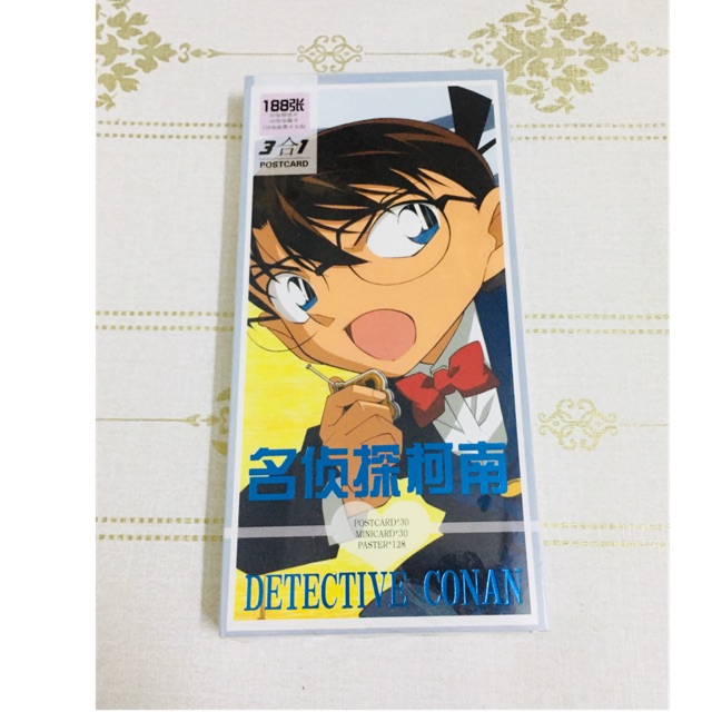 Bộ 188 ảnh postcard anime conan , postcard conan